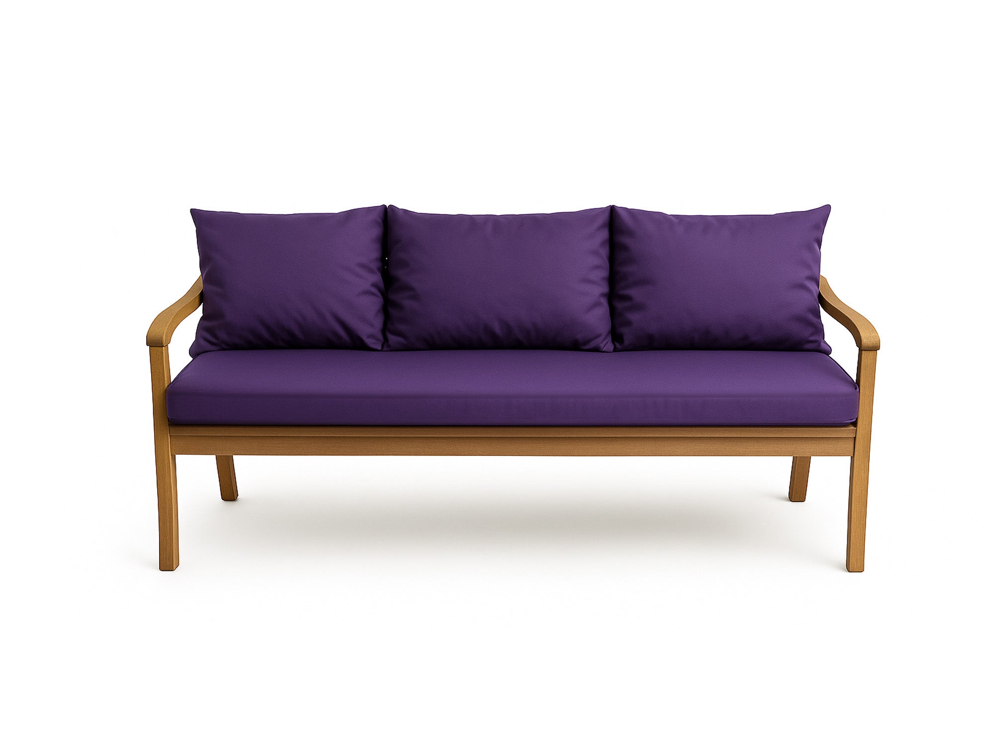 Poduszka ogrodowa na ławkę 160x60x50cm poduszka na meble ogrodowe fioletowa, poduszka na balkon taras, poducha ogrodowa na huśtawkę