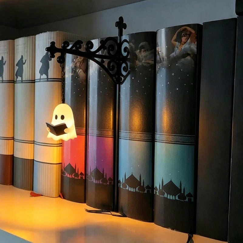 Lampa biblioteczna Ghost, światło LED o ciepłej tonacji, lampka do czytania, może być również używana jako lampka nocna.