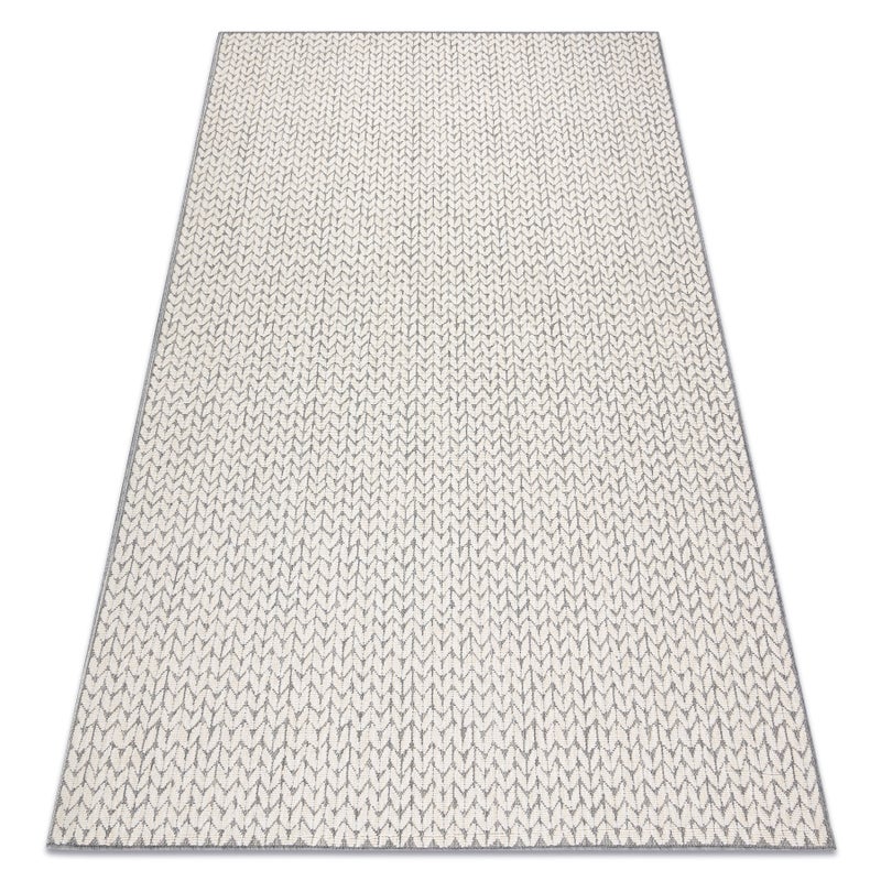 Dywan SPRING 20467332 Jodełka, chevron sznurkowy, pętelkowy - krem 200x290 cm