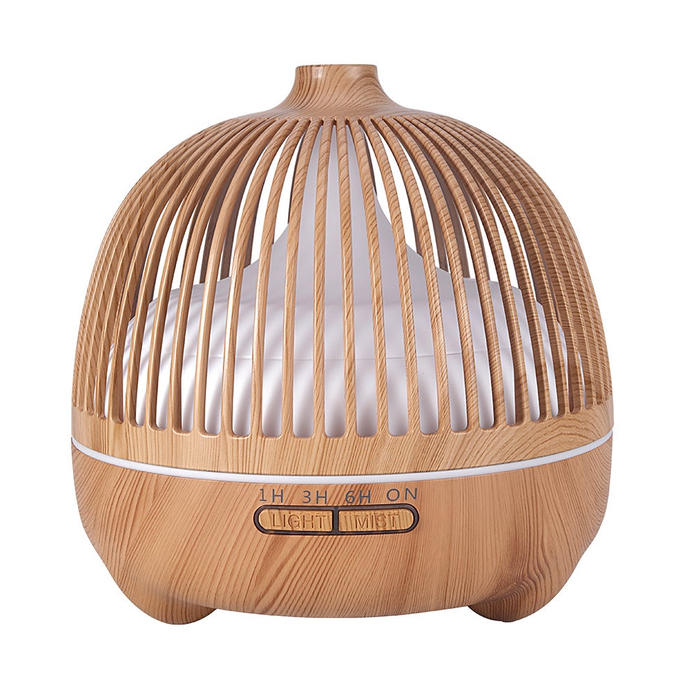 Dyfuzor olejków eterycznych, nawilżacz ultradźwiękowy 500 ml, dyfuzor do aromaterapii z 7-kolorowym oświetleniem LED, do biur, sypialni i spa