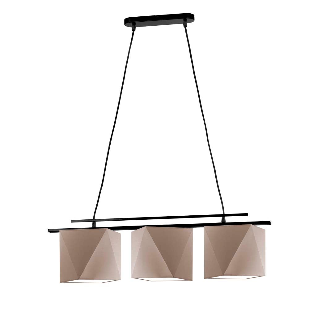 Lampa wisząca zwis żyrandol sufitowa z abażurami diament BARCELONA Z3