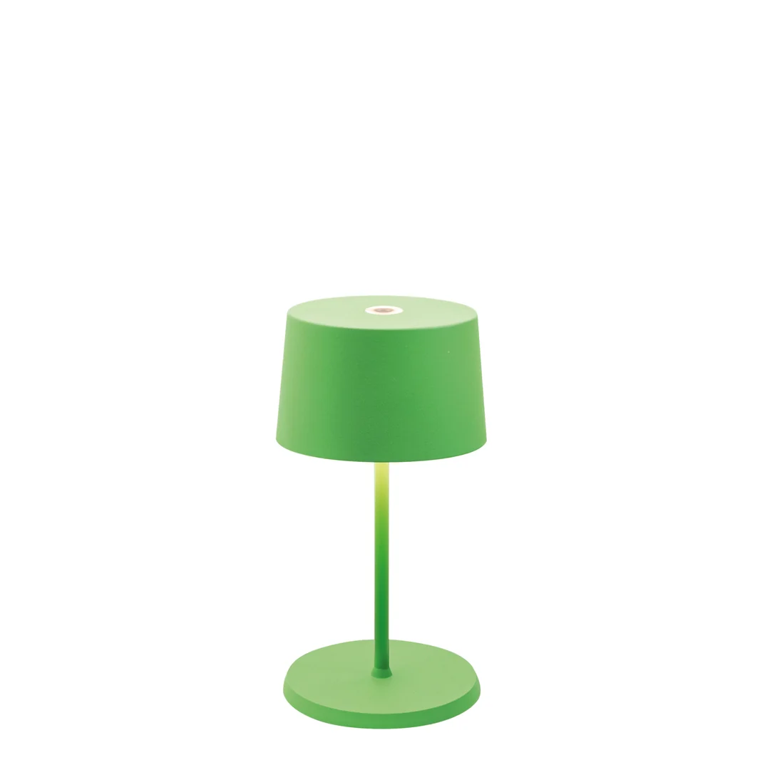 Lampa stołowa LED Olivia Pro Mini z możliwością ładowania i ściemniania w kolorze zielonego jabłka