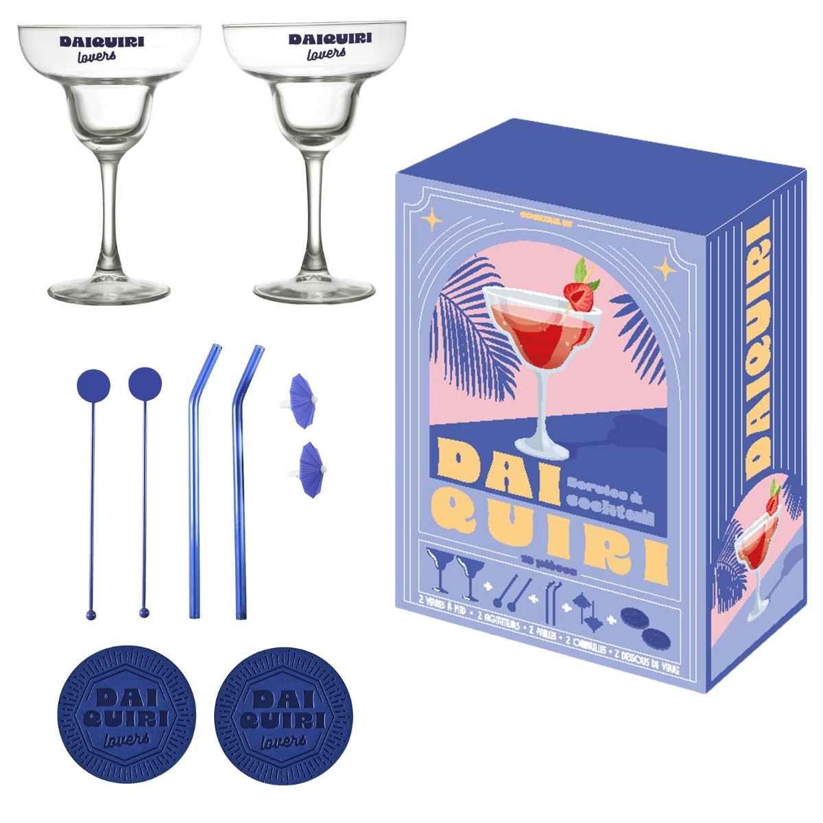 Zestaw do drinków GIN&TONIC HowHomely szkło w pudełku 1 zest.