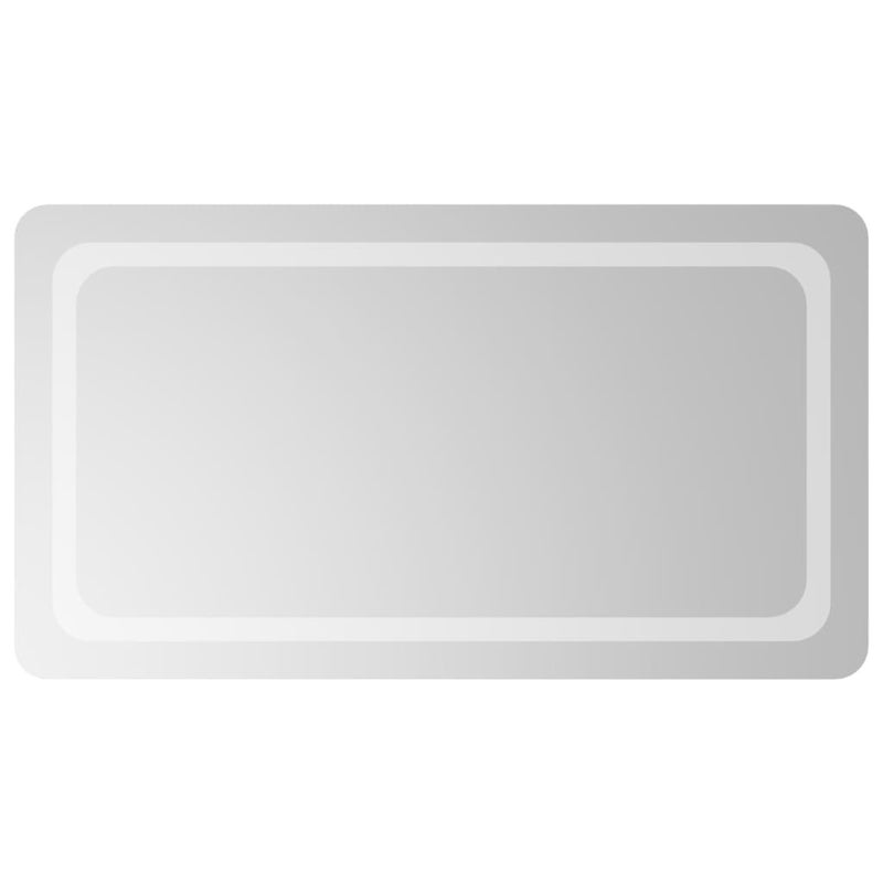 Lustro Łazienkowe Ścienne 50x90 cm z LED 5 V IP65