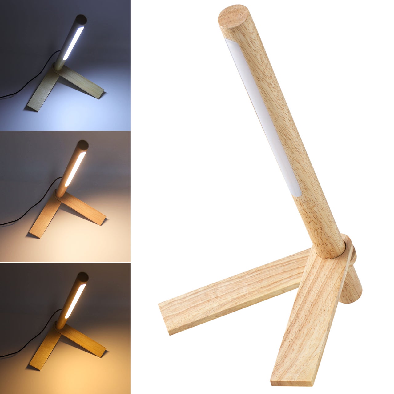 Lampa stołowa LED, lampka nocna USB, trwałe lampki biurkowe do czytania ze ściemnianiem do opraw oświetleniowych w gabinecie