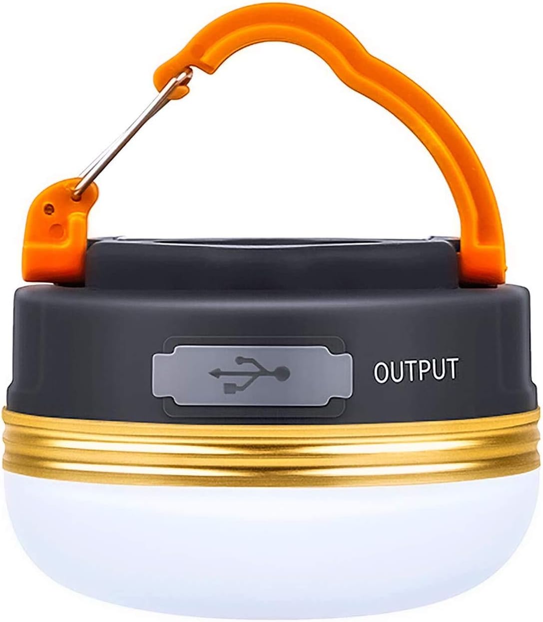 Lampa kempingowa LED, lampa robocza do garażu, przenośna, akumulatorowa lampa do namiotu z podstawą magnetyczną