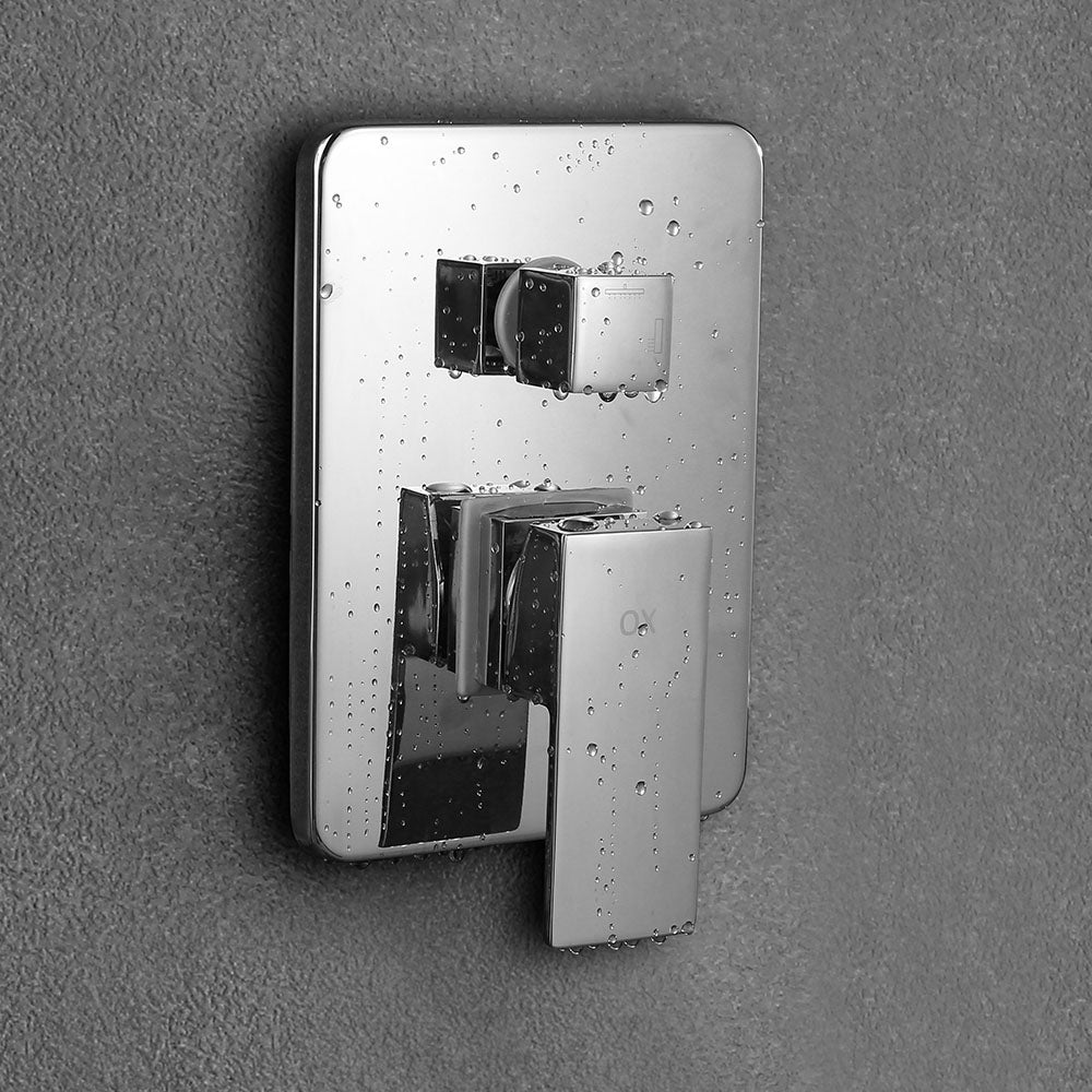 Grifo De Ducha Empotrada monomando CASI solo grifo acabado cromo brillo fabricado en latón