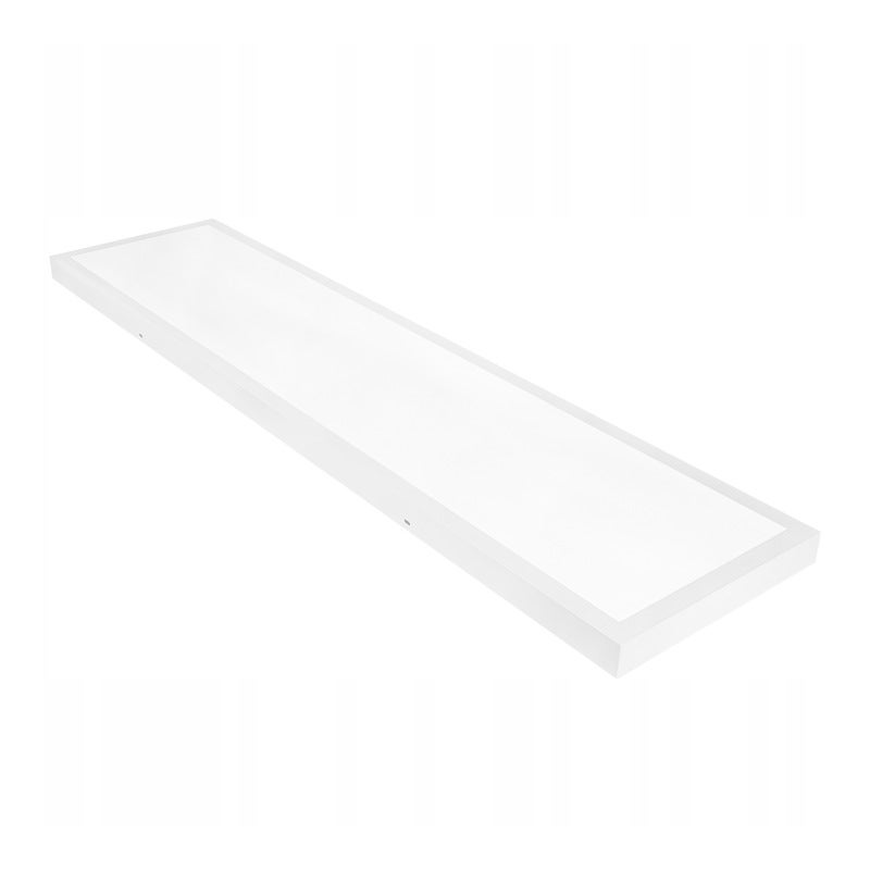 Panel LED natynkowy 40W 120x30 cm IP20 4500K lampa kaseton biały MasterLED