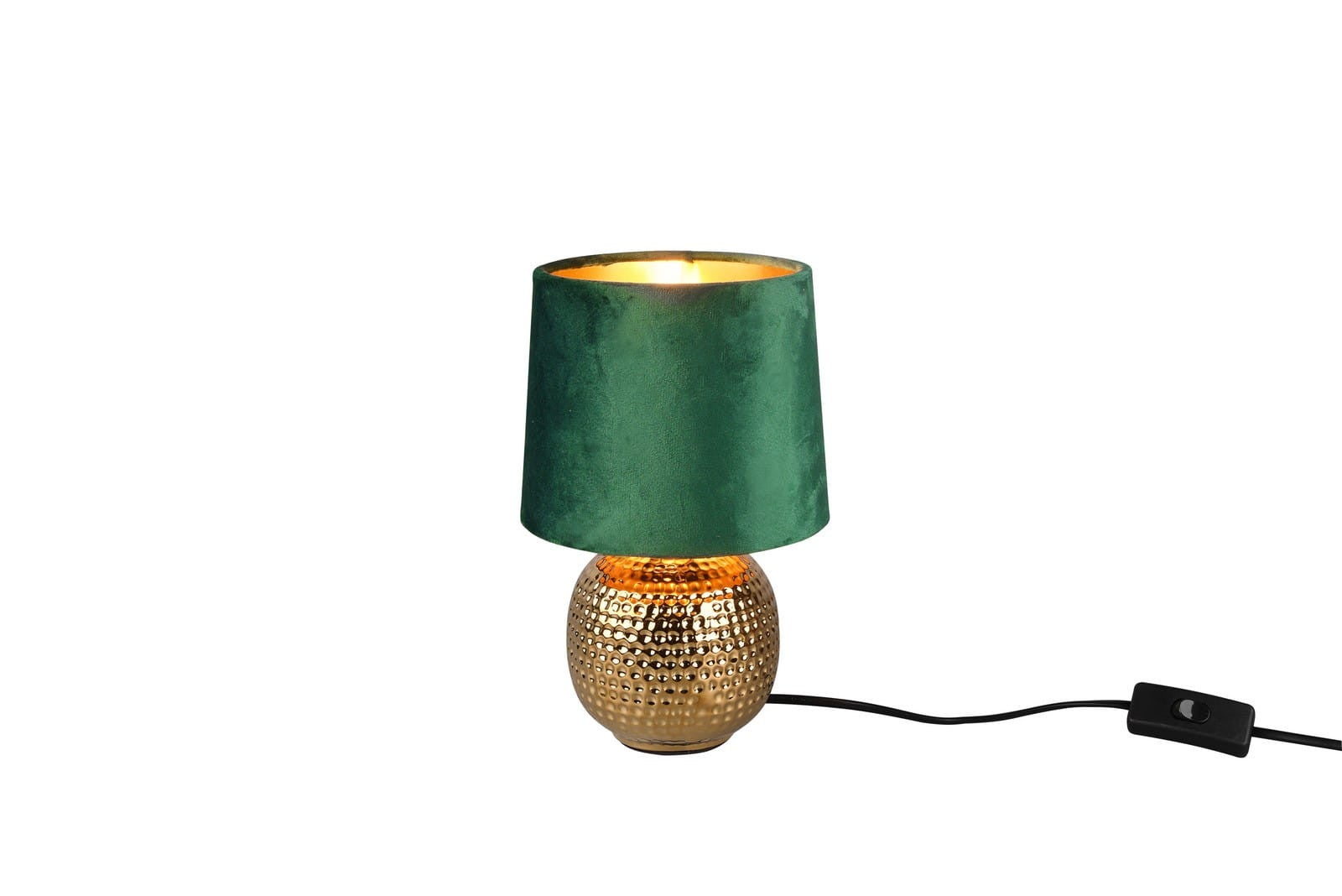 Lampa stołowa złota zielona SOPHIA RL R50821015