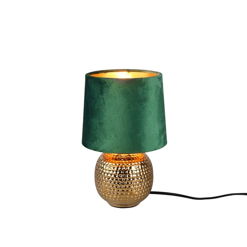 Lampa stołowa złota zielona SOPHIA RL R50821015
