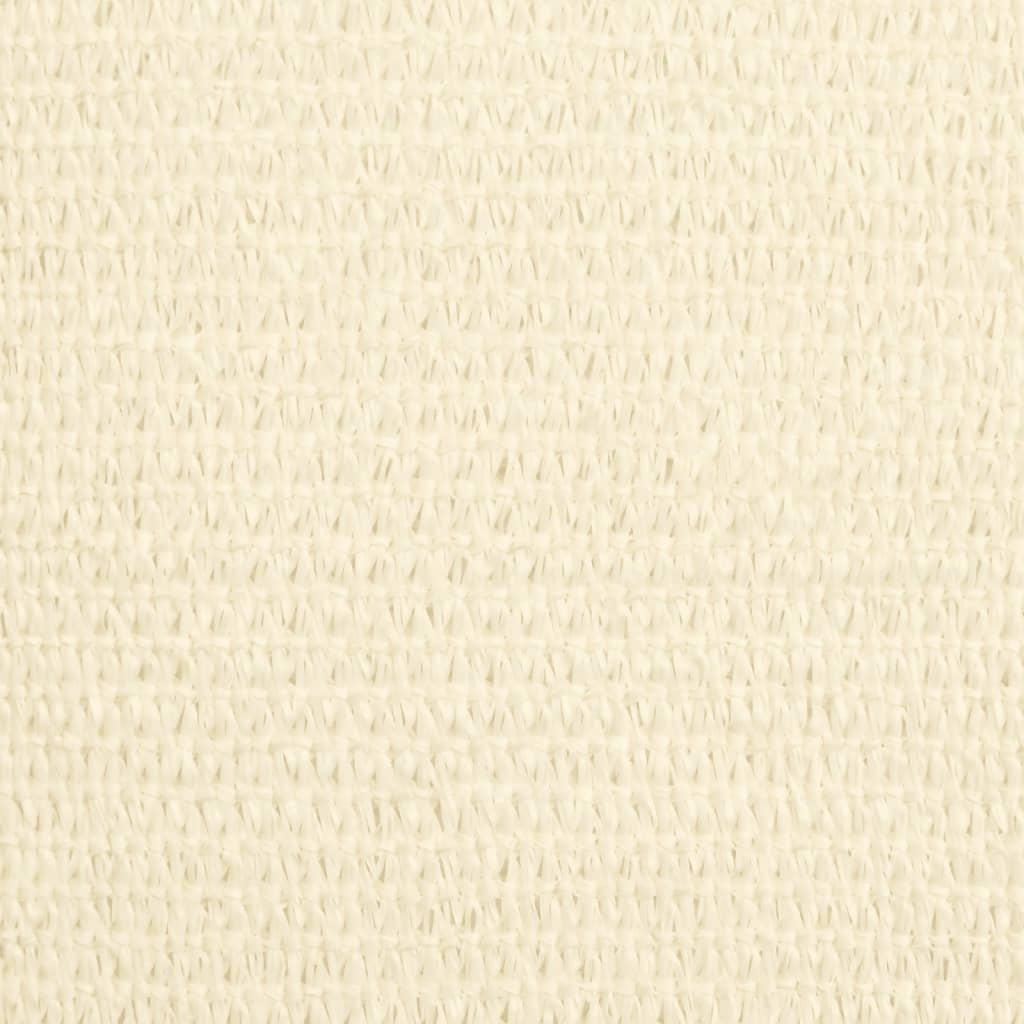 Żagiel przeciwsłoneczny 160 g/m² Kremowy 4,5 x 4,5 m HDPE