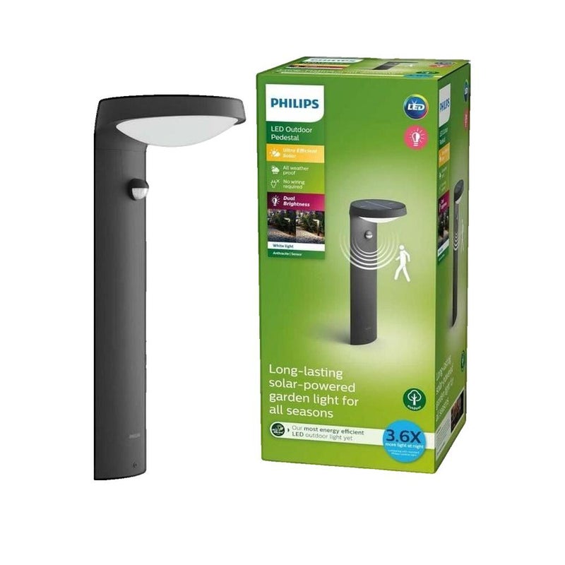 Lampa stojąca solarna Philips Tyla czujnik ruchu 255 lumenów