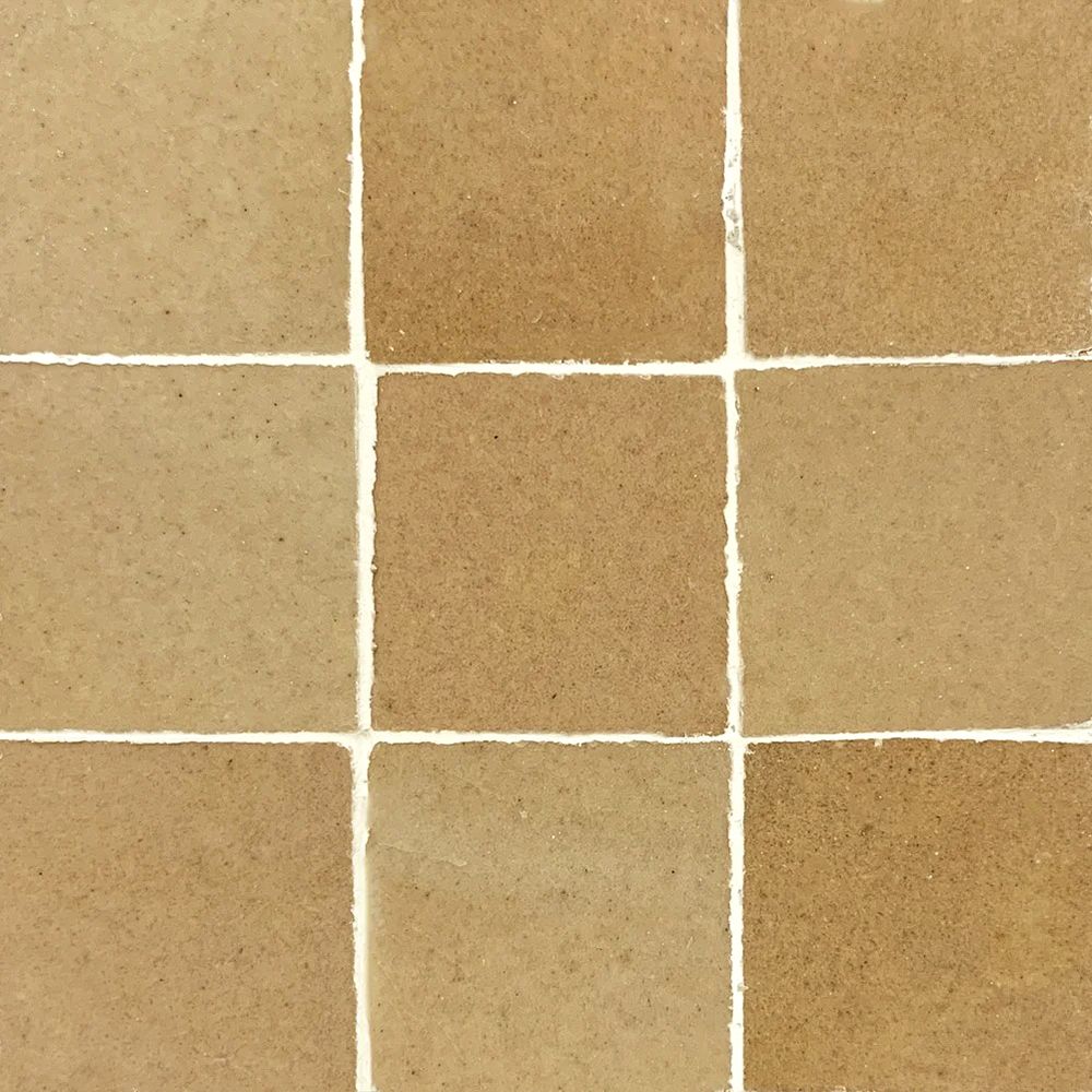 Zellige "Hazelnut" – patchwork płytek Zellige w kolorze zielonym 10×10 cm – 100 szt., 1 m² – płytki ścienne do łazienek i kuchni.