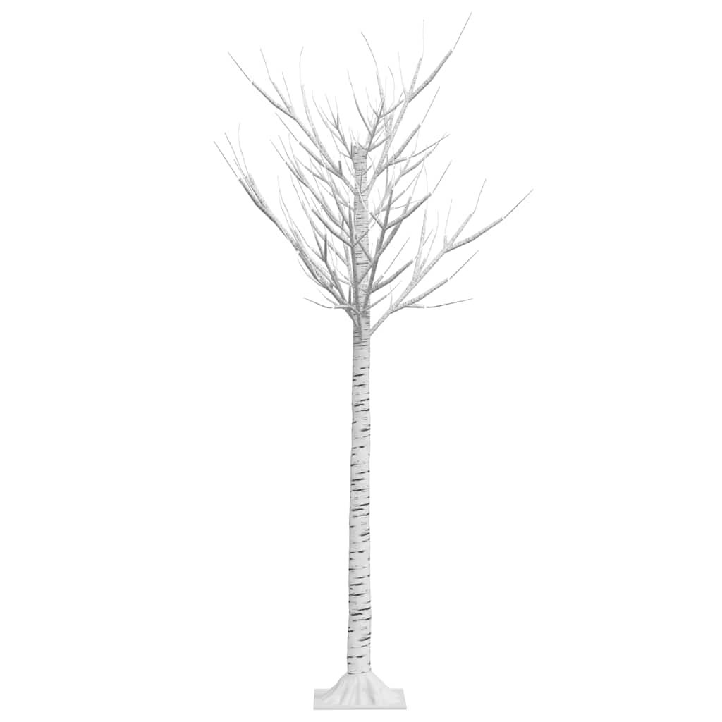 Drzewko LED Wierzba 150 cm Zimna Biel 156 LED Świecąca Dekoracja Świąteczna