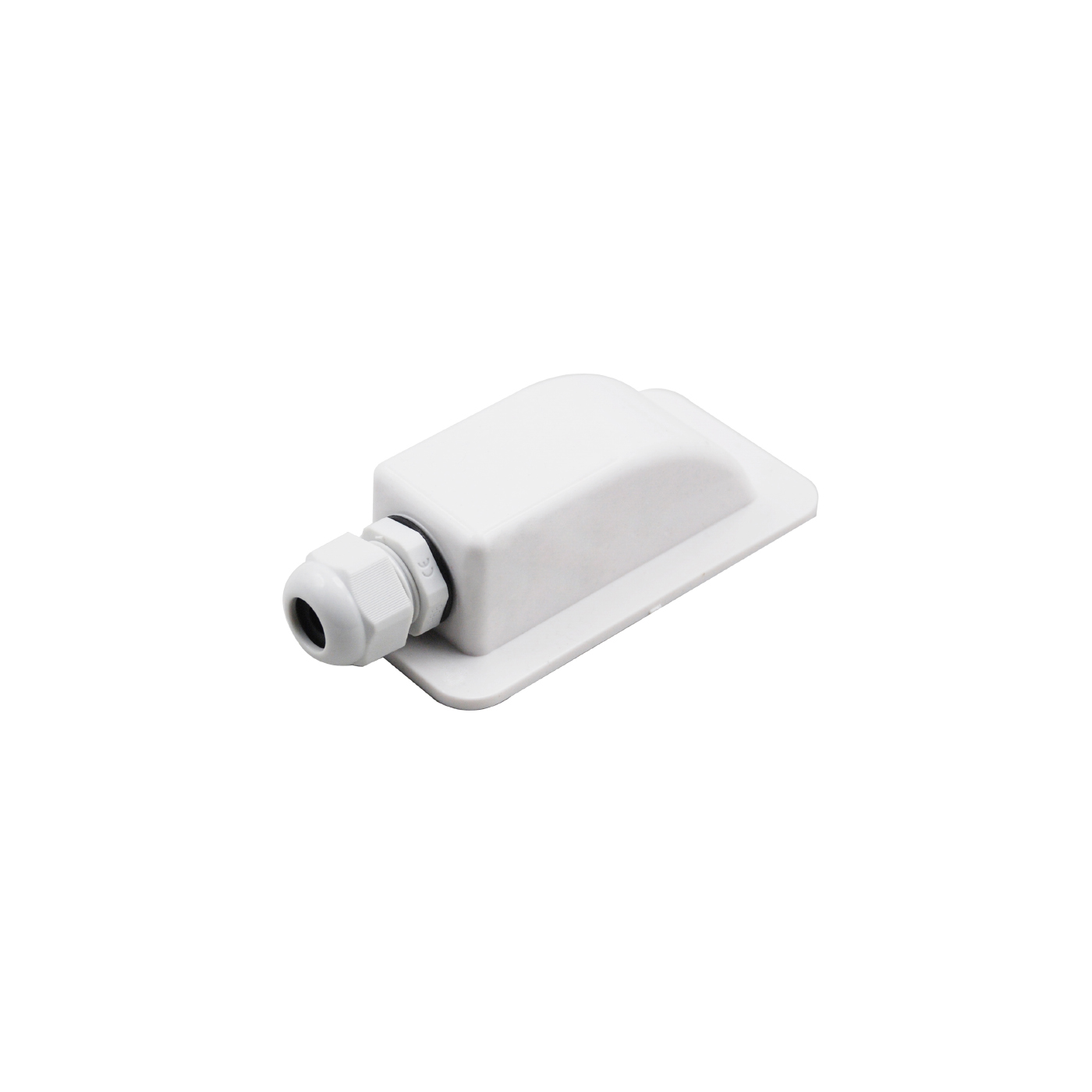 Alcapower puszka wlotowa kablowa pojedyncza krzywa: dławnica IP68 M20 dla kabli 6-12mm, podstawa 60x112mm, wysokość 35mm