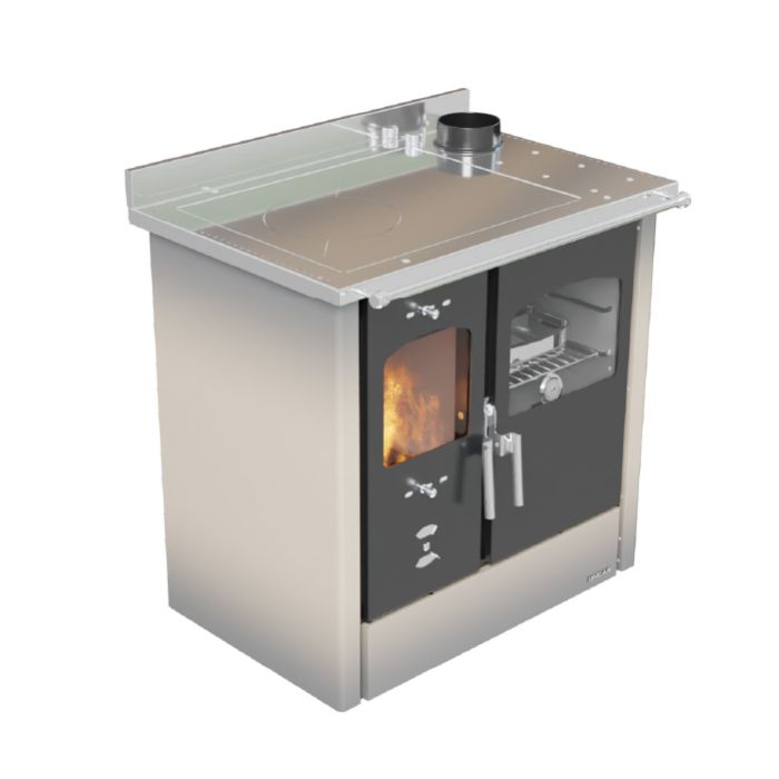 Kuchenka opalana drewnem Lincar model Omega 9,33 KW