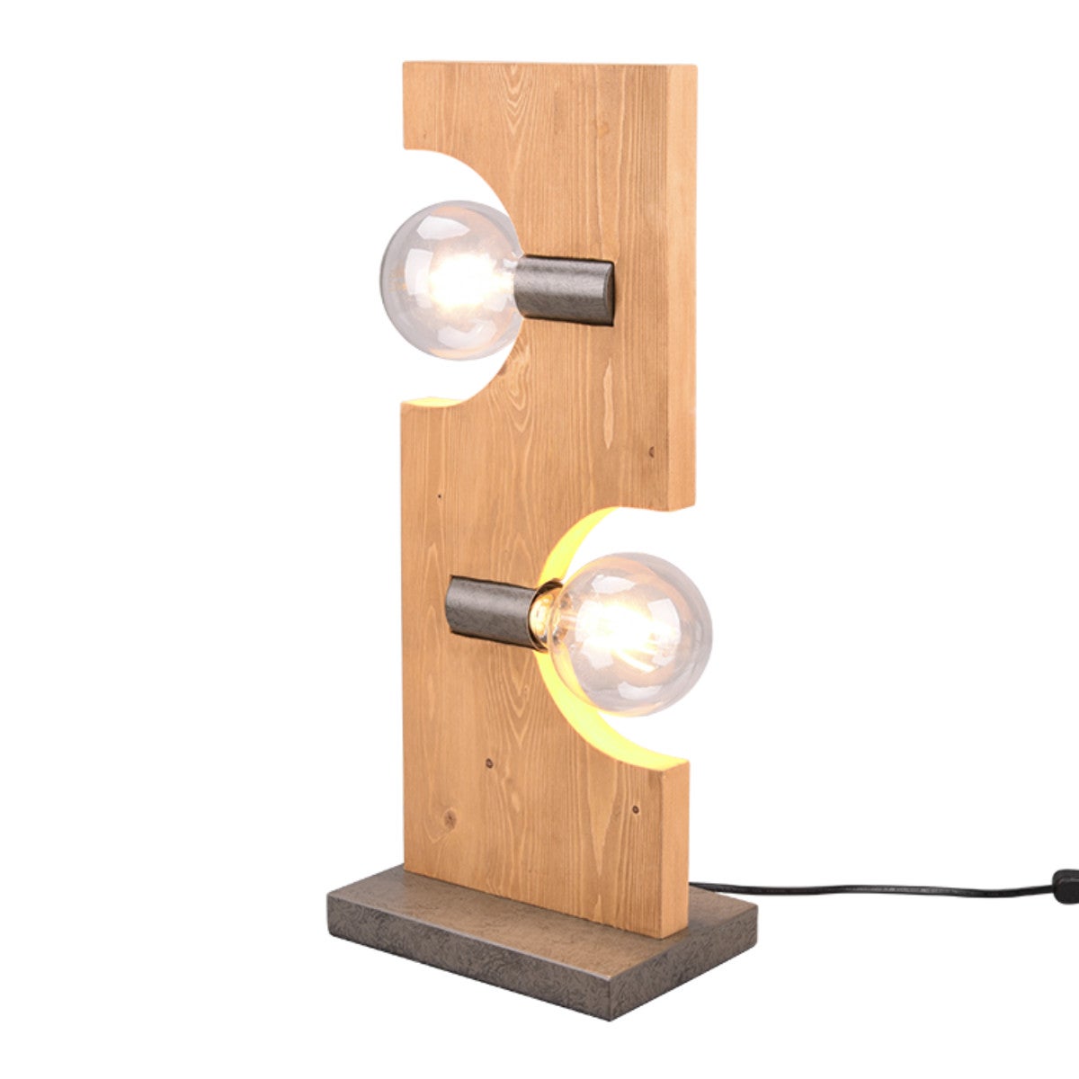 Lampa stołowa TAILOR drewniana Trio 514300230