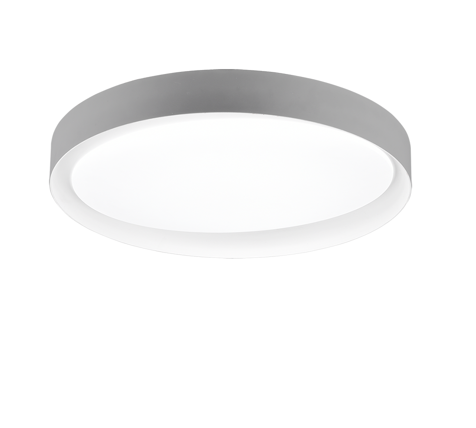 Plafon lampa sufitowa nowoczesna wbudowany LED ZETA szary RL R62712411