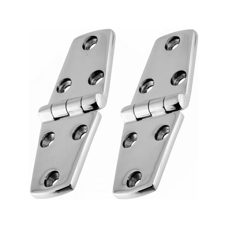 2 szt. zawias okrętowy ze stali nierdzewnej 316 102 × 38 mm zawias do drzwi szafkowych używany