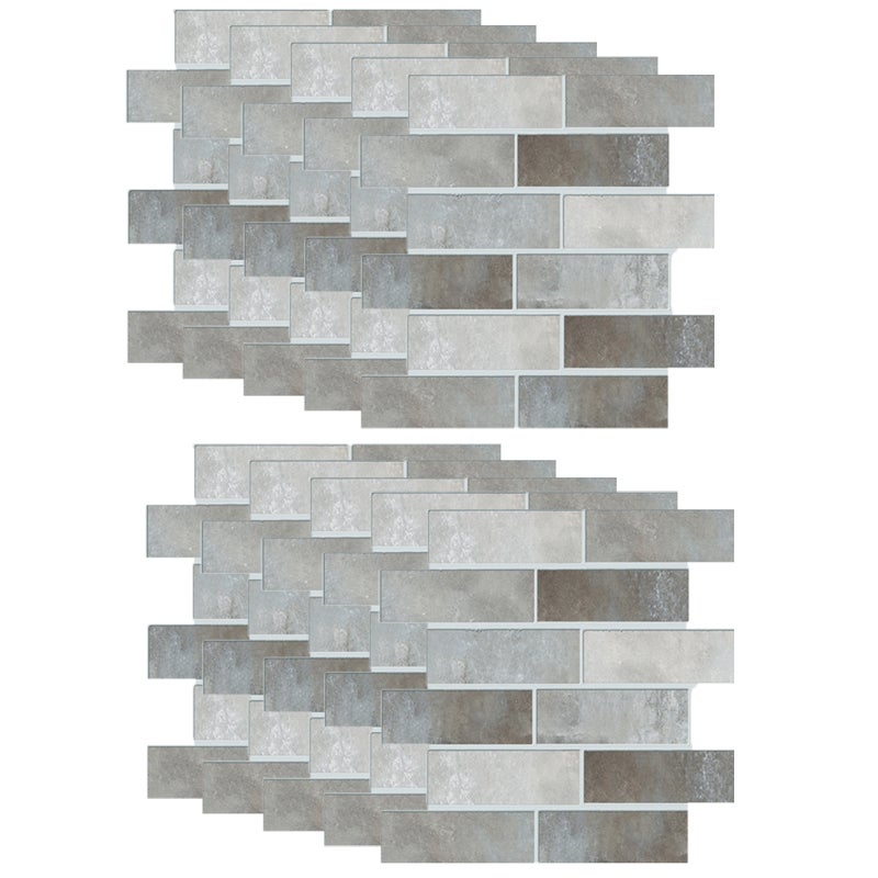 Zestaw 10 płytek backsplashes do odklejenia i przyklejenia, panele ścienne 3D, samoprzylepne płytki z motywem marmuru do kuchni i łazienki, 30x30 cm