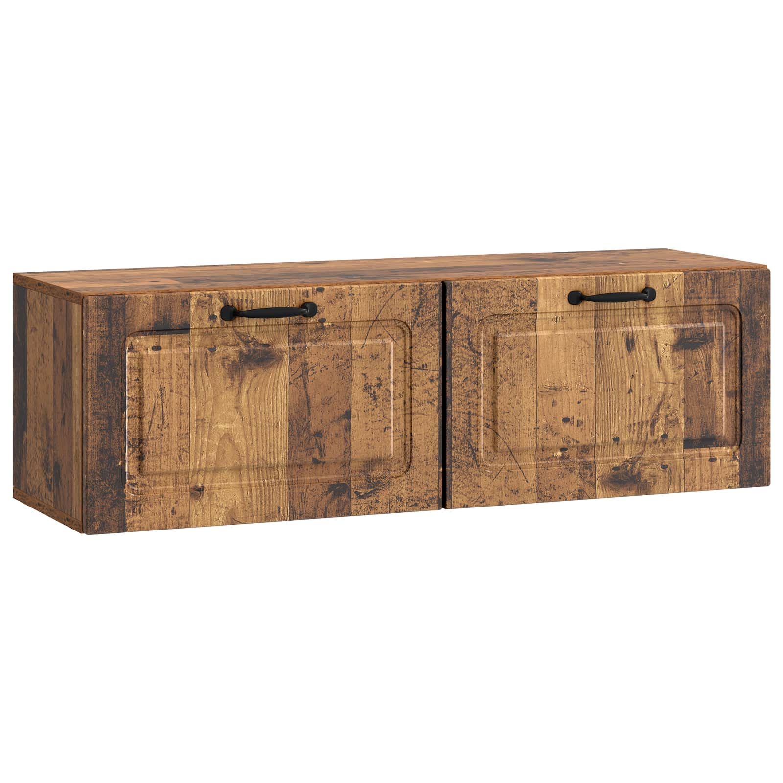Szafka RTV montowana na ścianie Stare drewno 98 x 31 x 30 cm