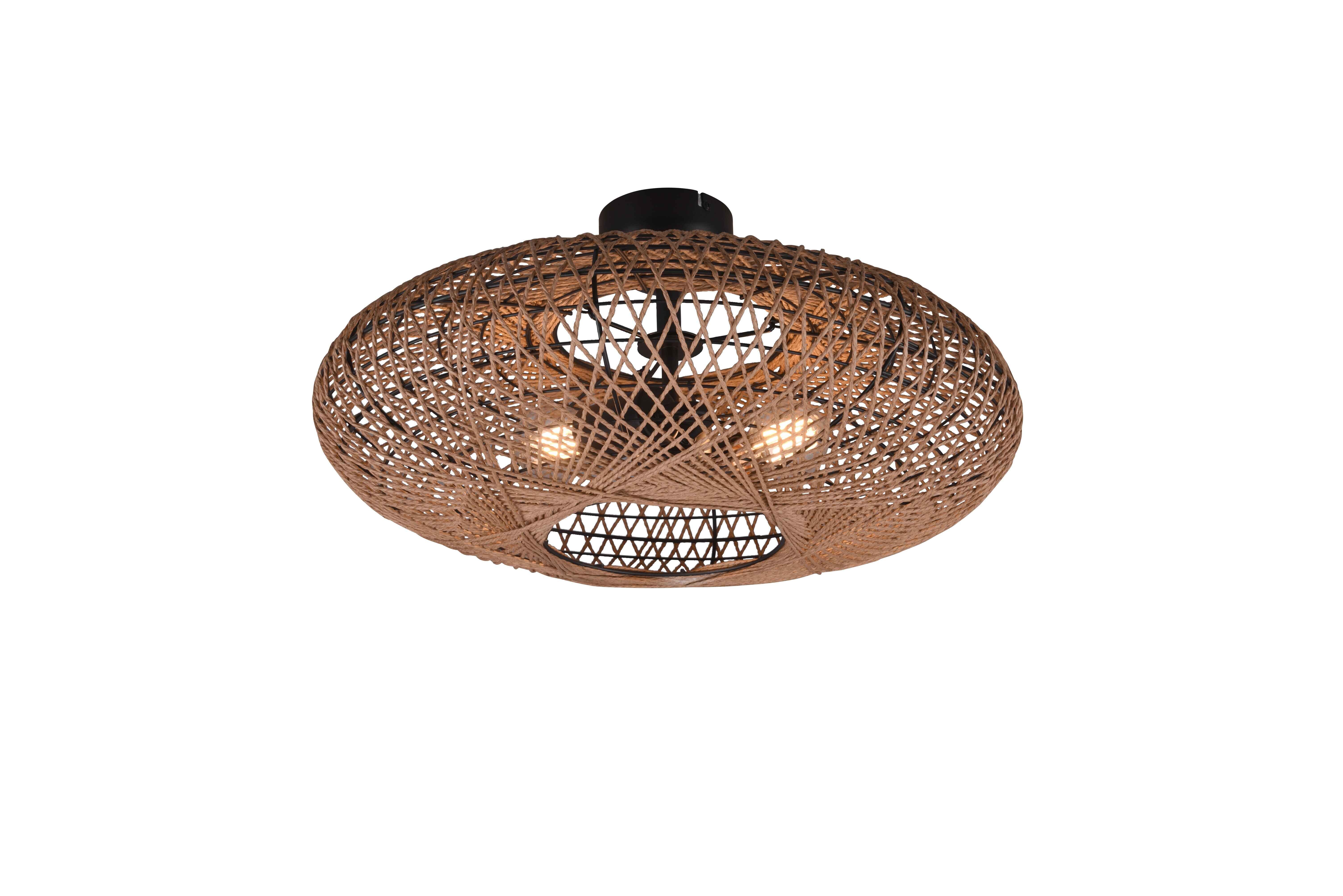 Lampa sufitowa nowoczesna HEDDA brązowy Trio 612300236