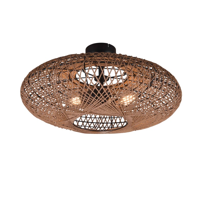 Lampa sufitowa nowoczesna HEDDA brązowy Trio 612300236