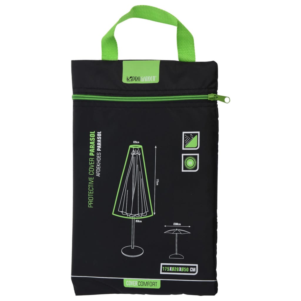 Pokrowiec na Parasol Pro Garden Czarny 17.5x28x50 cm