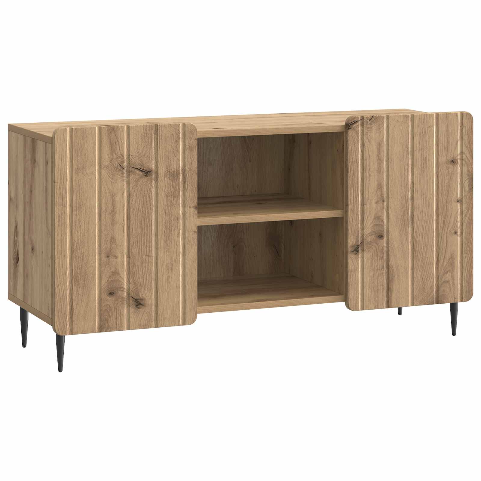 Szafka pod telewizor 102 x 34,5 x 52 cm Dąb artisan