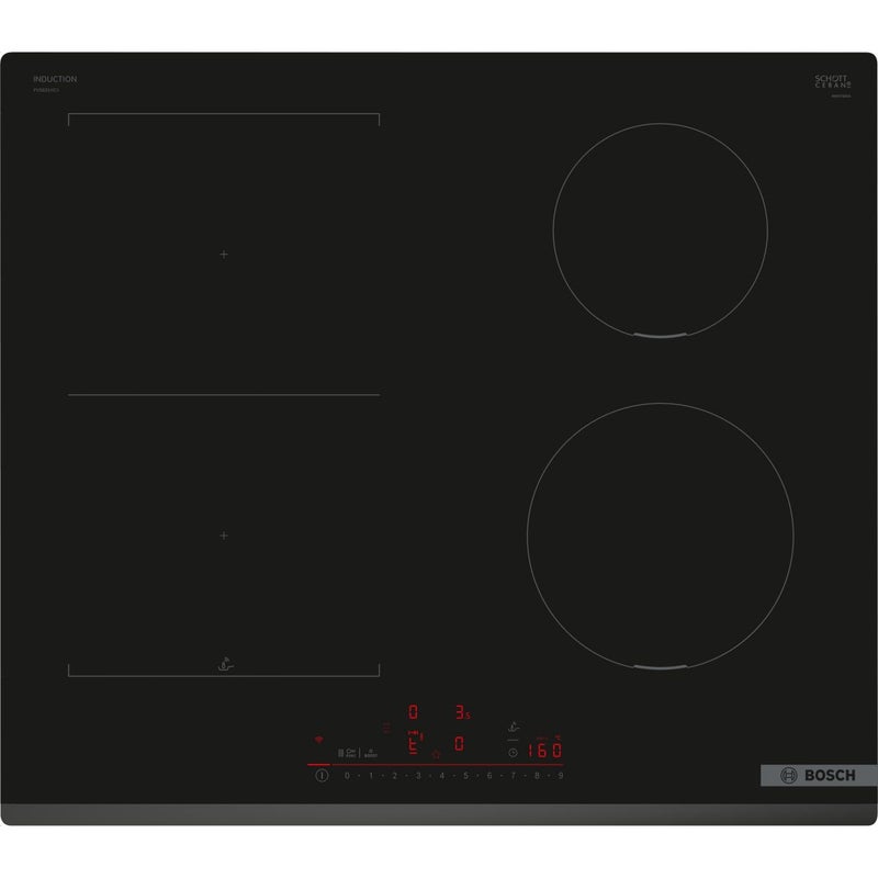 Płyta indukcyjna Bosch Seria 6 czarny design 4 pola grzewcze 6900W