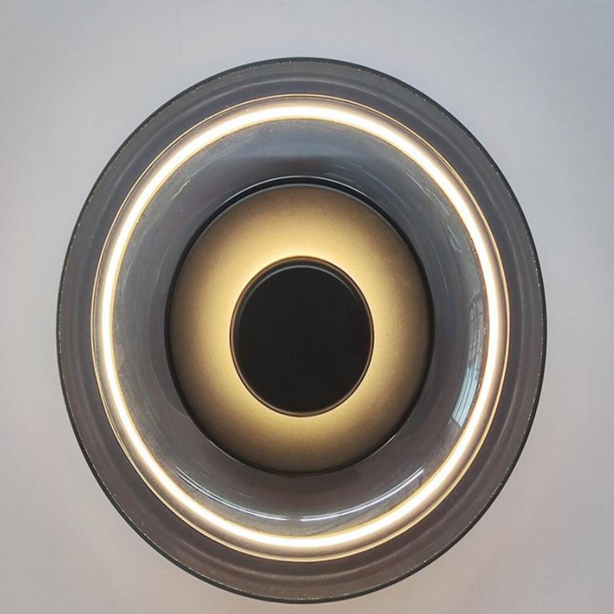 Szklana lampa ścienna w stylu vintage (Bauhaus), idealna do sypialni, przy łóżku, do przedpokoju, korytarza lub salonu; 3000/4000/6000 K