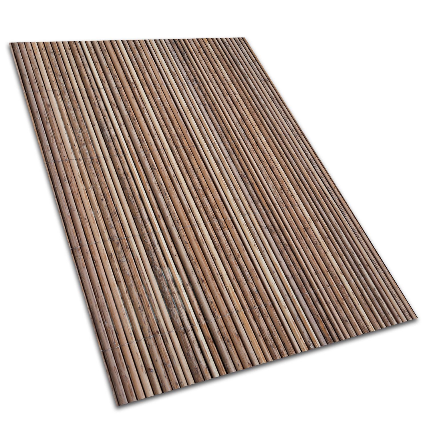 Mata winylowa bambusowy wzór styl naturalny dywan winylowy do przedpokoju dekoracyjny 90x60 cm – Tulup