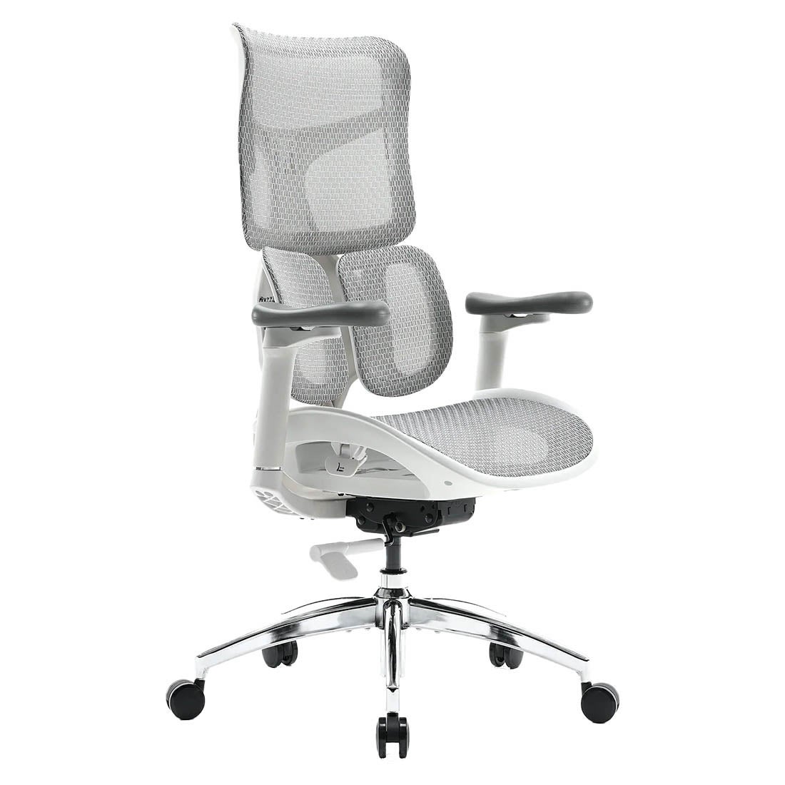 Fotel ergonomiczny 4D Spacetronik Springo SPC-SPRINGO-22G Szary