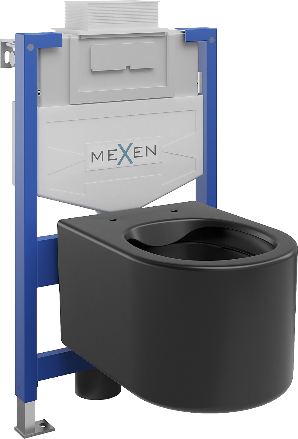 Mexen zestaw podtynkowy WC stelaż Fenix XS-U z miską WC Sofia, czarny mat - 6853354XX85