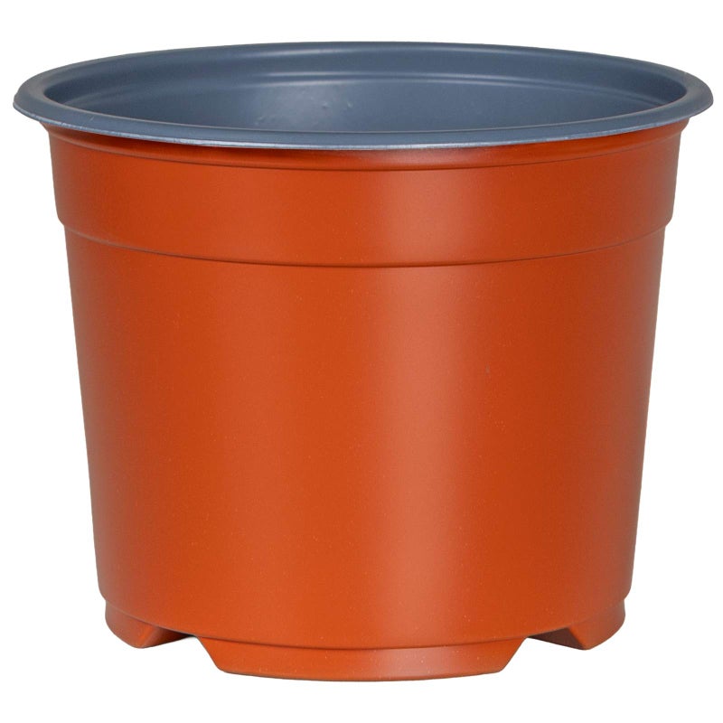Okrągła doniczka na kwiaty 100 pcs terakota Ø 10 x 8 cm