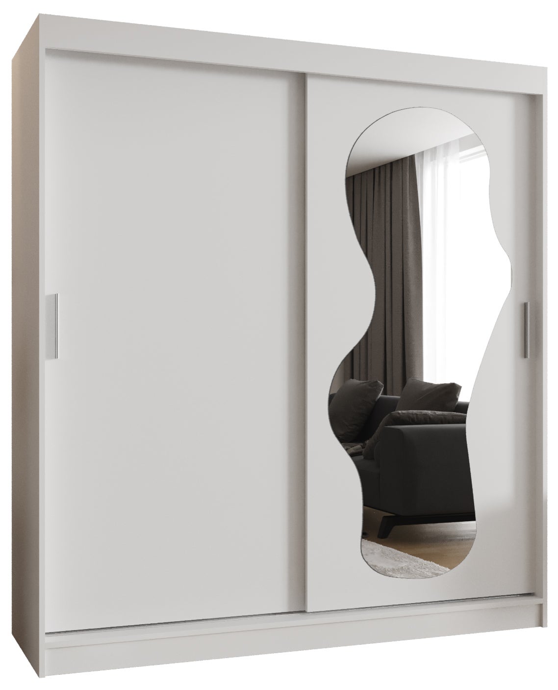 Szafa przesuwna garderoba ULTRA 180 x 62 x 200 cm Biały