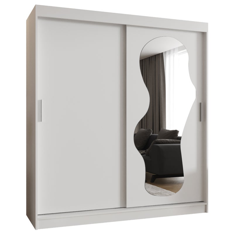 Szafa przesuwna garderoba ULTRA 180 x 62 x 200 cm Biały