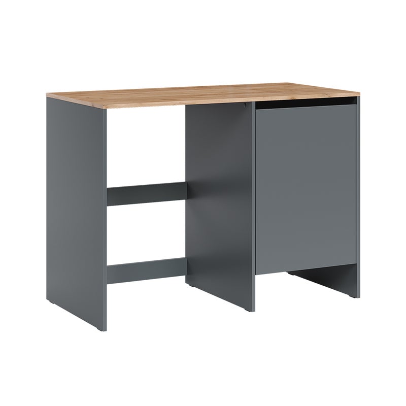 Vicco Szafka na pralkę Viktor, Antracyt/dąb kraft złoty, 119.6 x 88.2 cm z 1 drzwiami