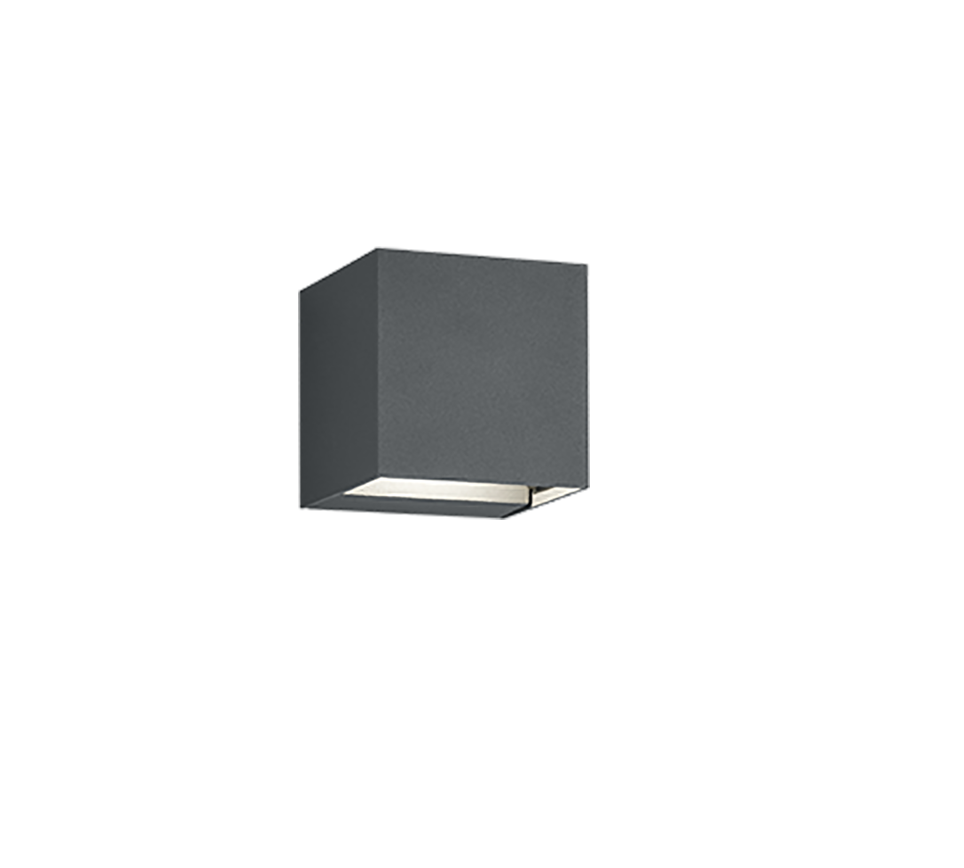 Lampa elewacyjna kinkiet zewnętrzny ADAJA antracyt Trio 226860242