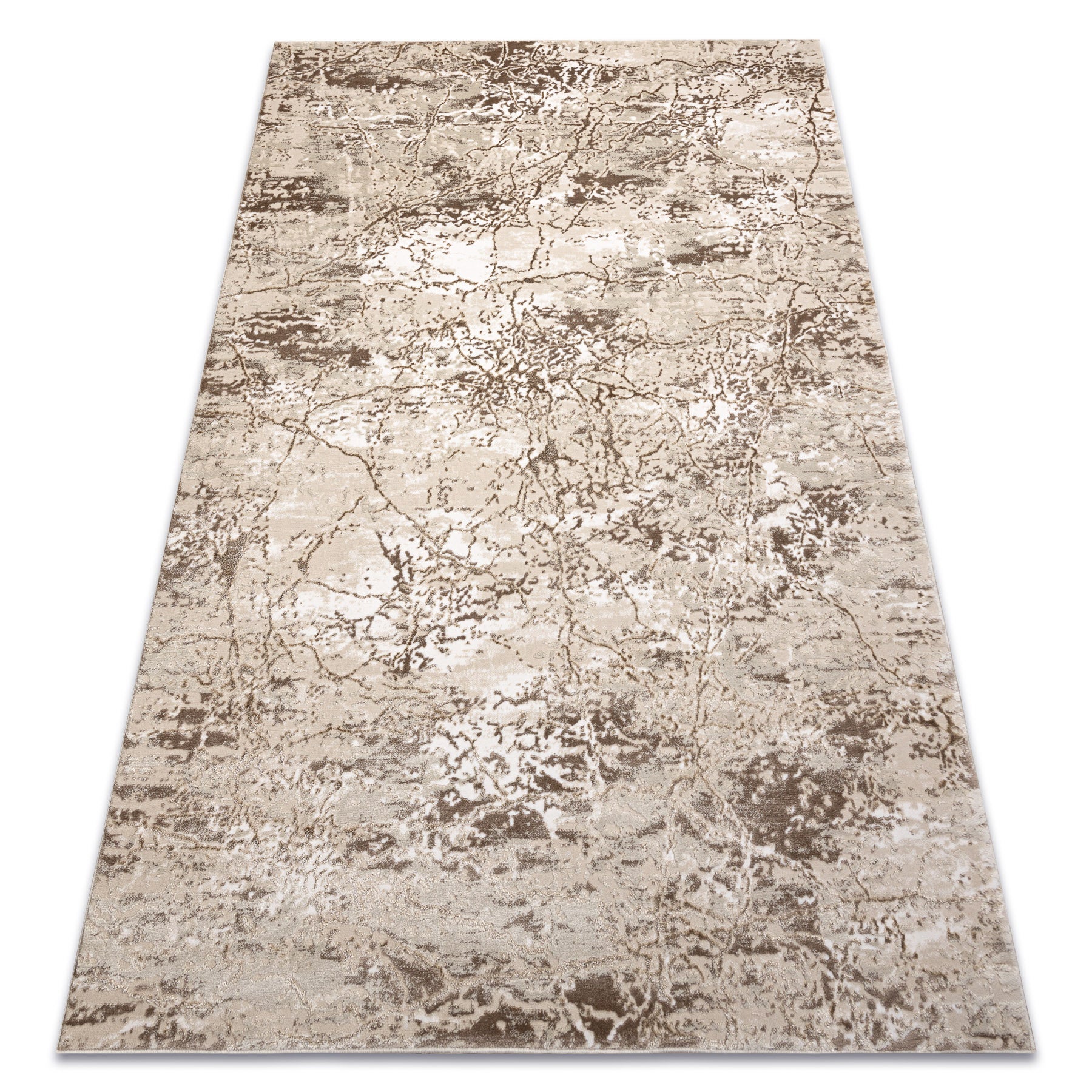 Dywan ALLURE 5716 Kamień - Strukturalny, stylowy, glamour beż 160x220 cm