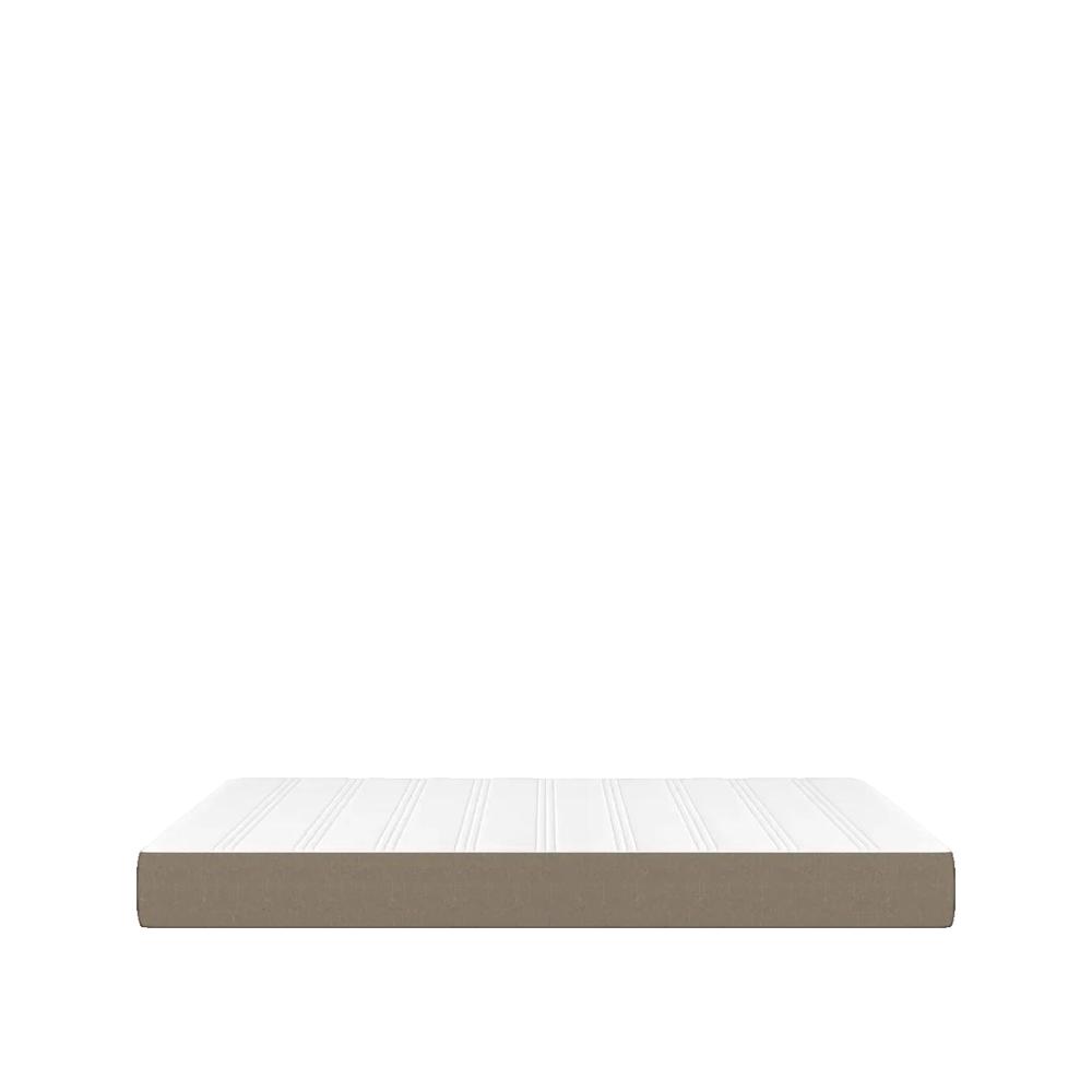 Materac kieszeniowy vidaXL Taupe 140x200 cm średnio-twardy komfort