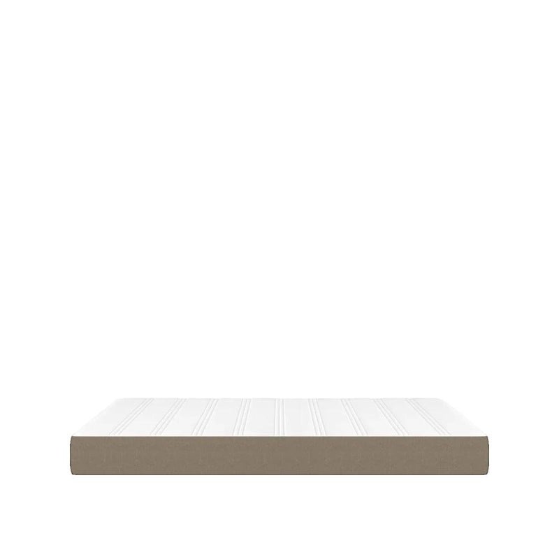 Materac kieszeniowy vidaXL Taupe 140x200 cm średnio-twardy komfort