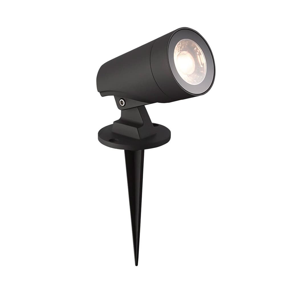 Zewnętrzny reflektor LED z czarną listwą Kat odpowiedni do podłóg lub ścian IP65