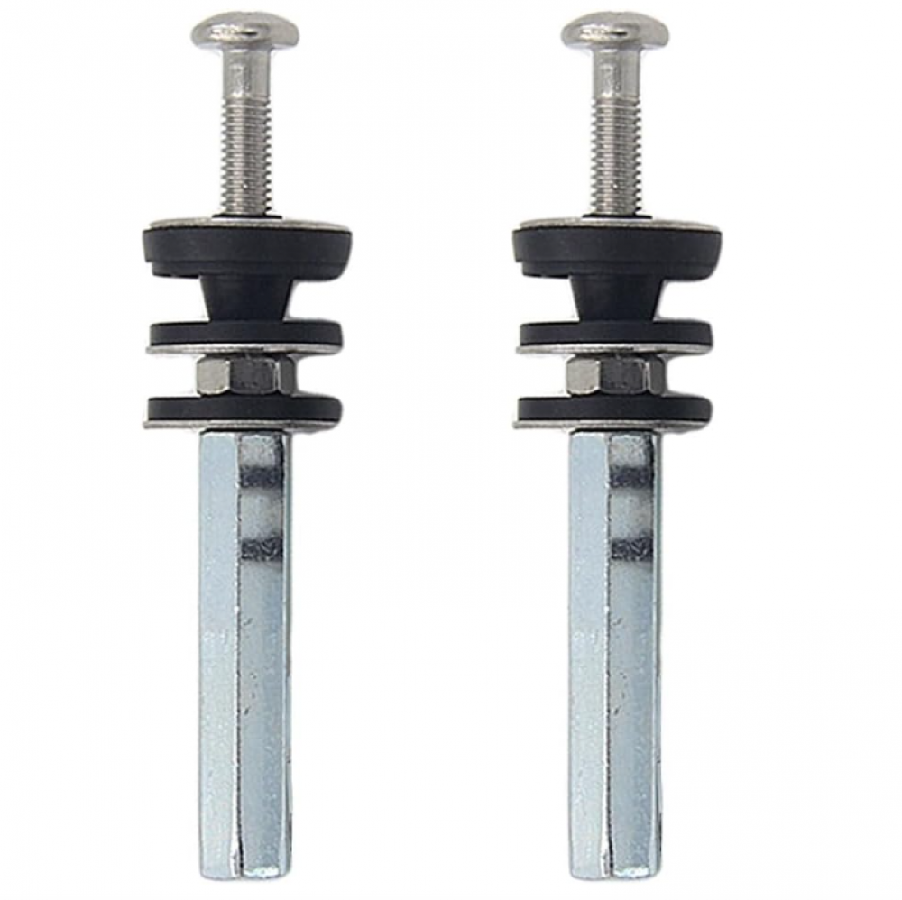Zestaw 2 śrub ze stali nierdzewnej do montażu zbiornika toalety, M6 x 80 mm