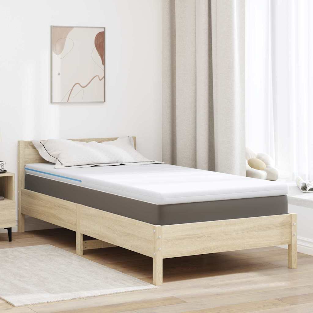 Nakładka na materac Biały 90 x 200 cm Tkanina żakardowa vidaXL