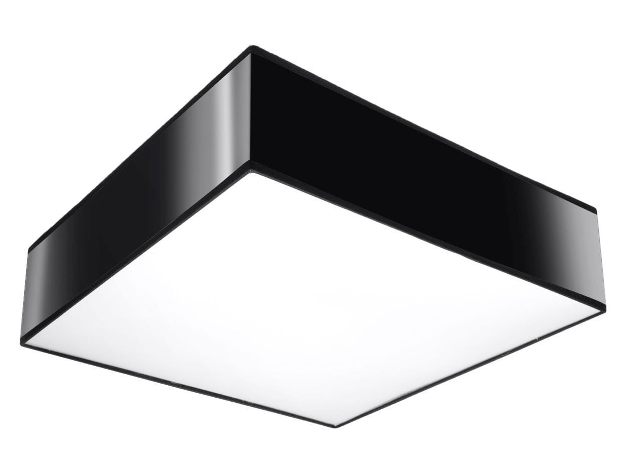 Plafonnier PVC Noir E27 2 Horus