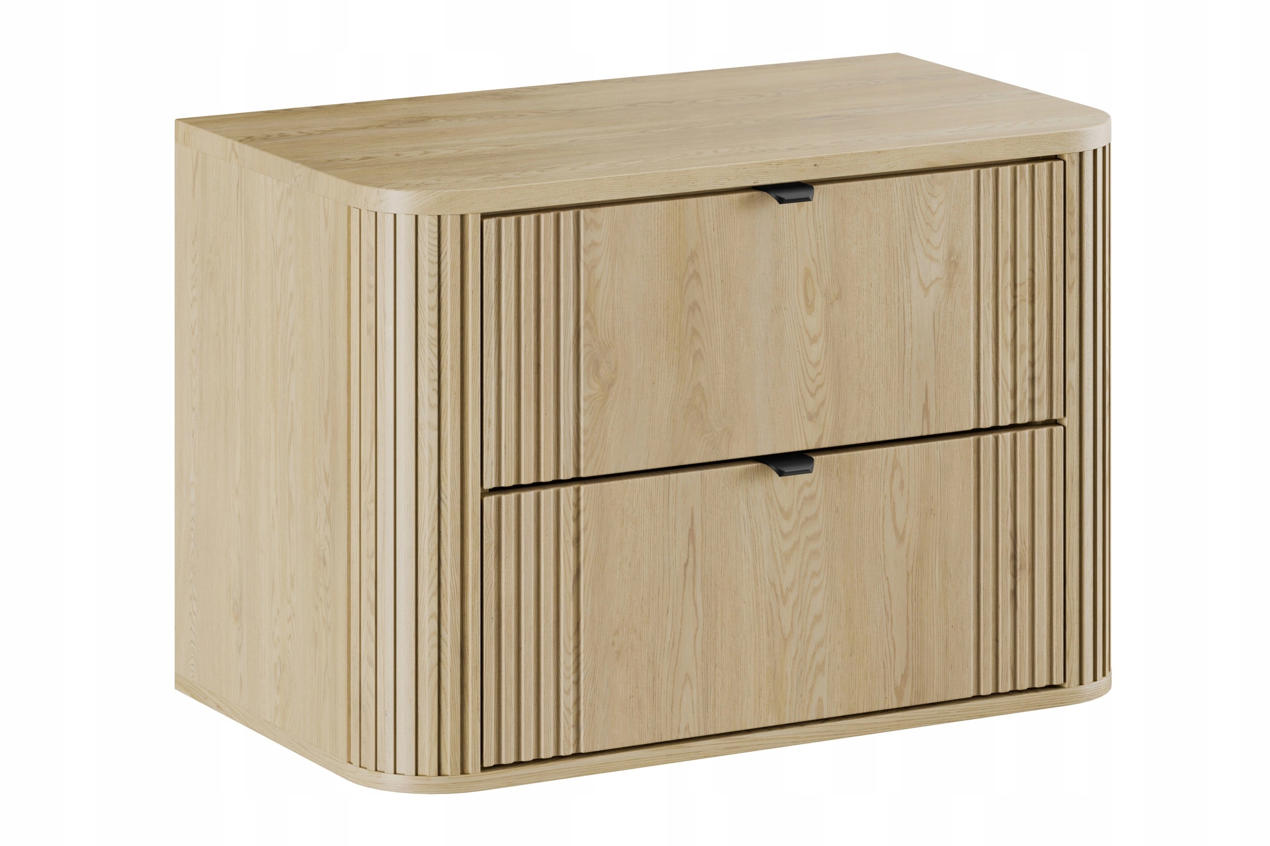 Szafka łazienkowa OVALIA Cremona 80 cm z blatem ryflowana MDF