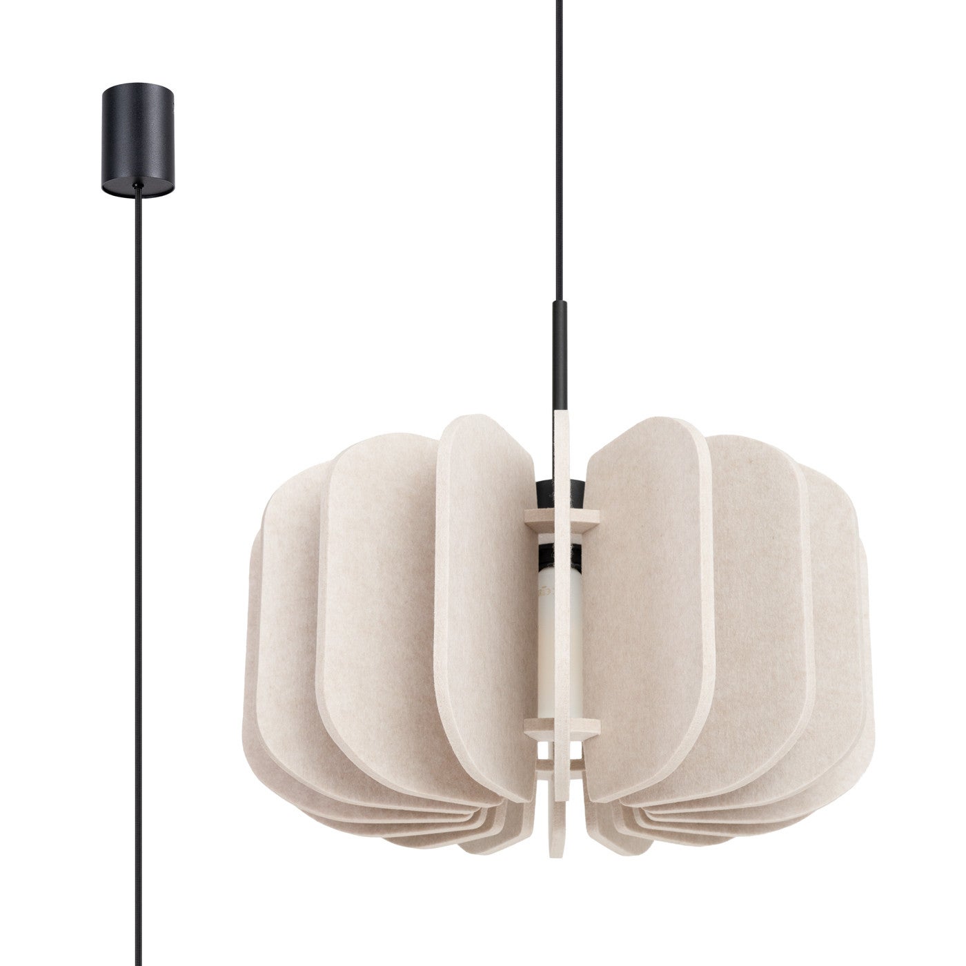 Lampa wisząca Sollux Lighting MULA 45 beżowa