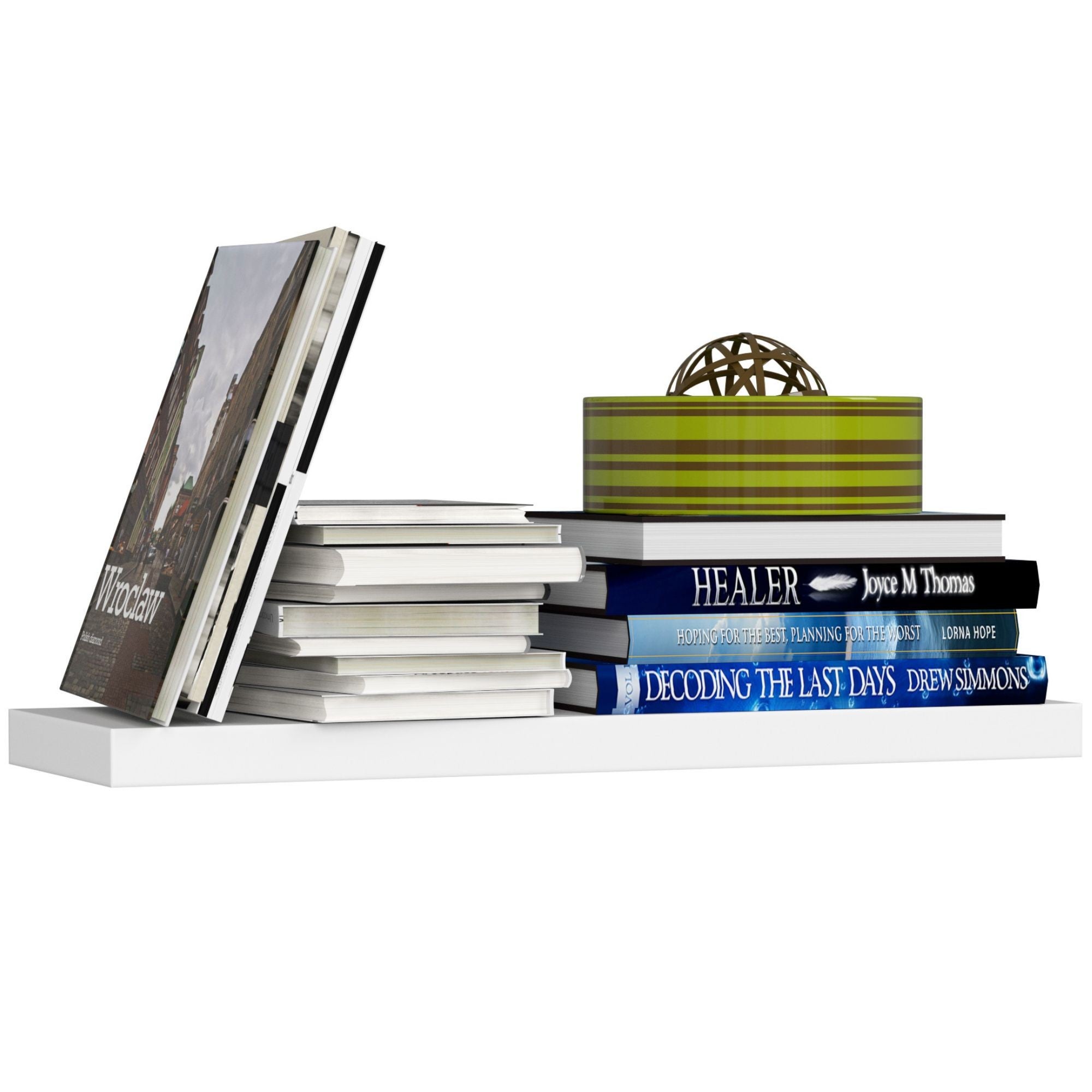 Półka AKORD PS3 Biała 60 cm kolor Biały mat 1 półka 60x20x3,2 cm
