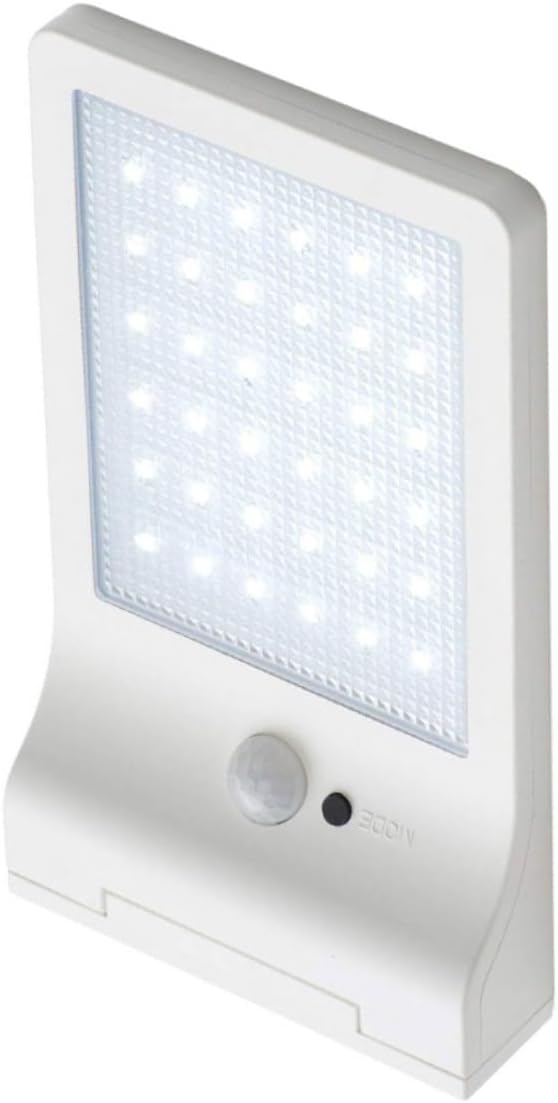 Wodoszczelne zewnętrzne lampy solarne LED, 36 lamp z czujnikiem do oświetlenia ulicznego, białe światło dzienne